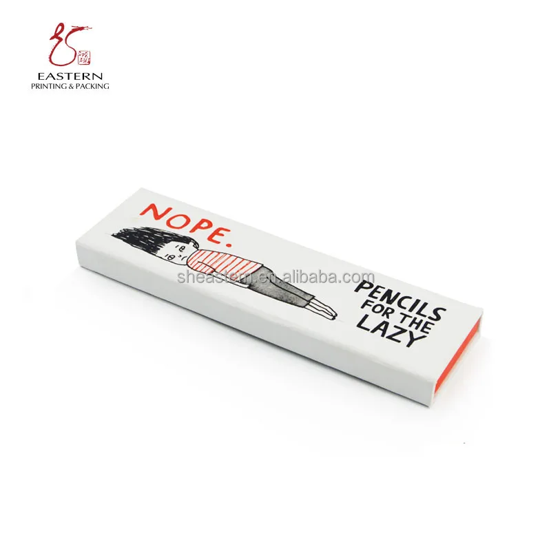 Custom Elegant Pencil Case Paper Gift Box Packaging