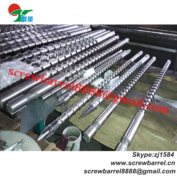 Injection screw barrel bimetallic screw and barrel for Niigata injection molding machine