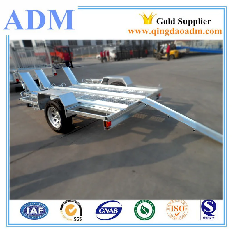 Hot sale galvanized Australia standard motorcycle trailer