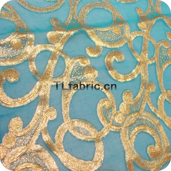 Fashion Silk Jackard Metallic Lurex Fabric