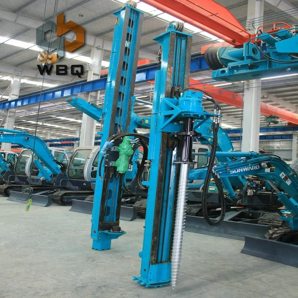 High Efficient SWDL 600 Ground Screw Piling Machine for Foundation Construction