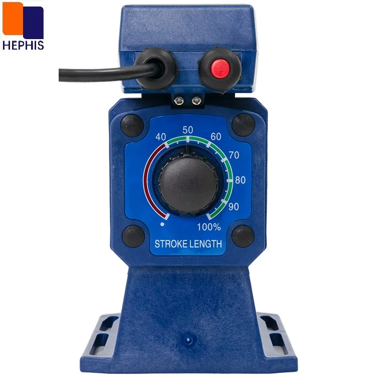 Solenoid diaphragm metering pump sodium hypochlorite dosing pump for chemical liquid