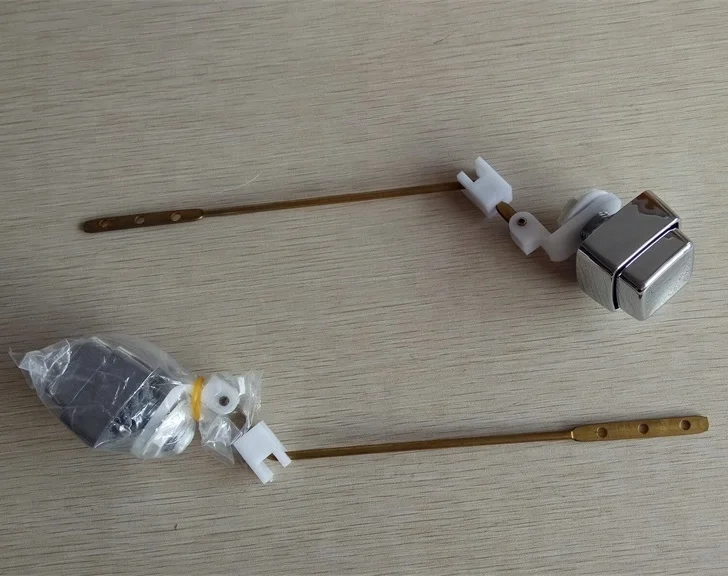 
Flush lever, Toilet tank side push button, cistern fitting, 