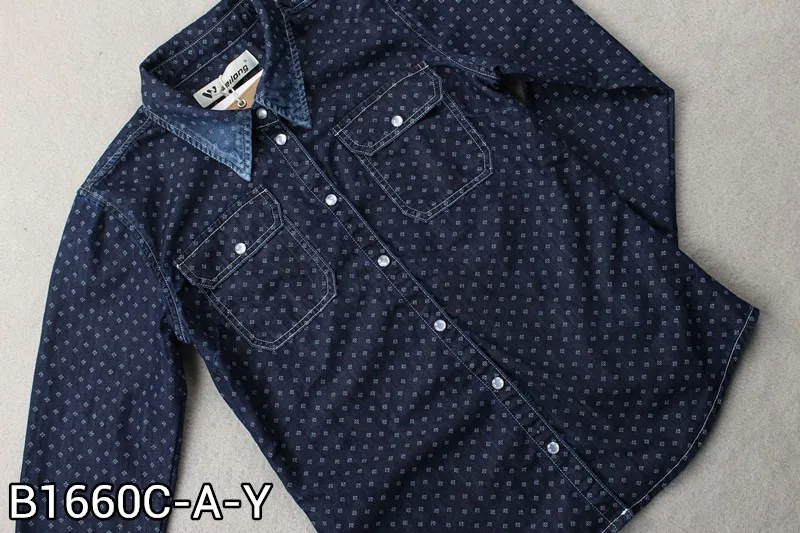 Wholesales factory cotton light weight  denim jeans fabric with printing