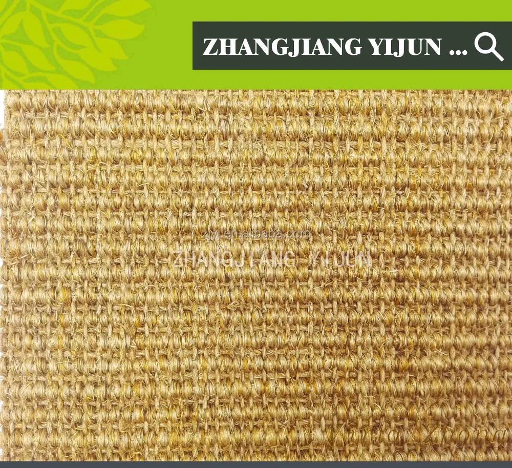 Latex backing natural sisal rug sisal fiber carpet and rugs