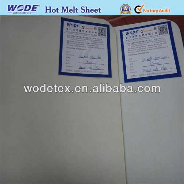 
hot melt toe sheet,nonwoven hot melt fabric,double sheet glue 