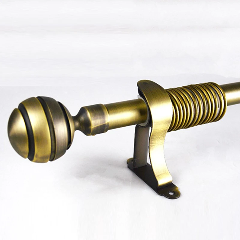 Retail New Design Stainless Steel Curtain Rod, Plating Quality, Exquisite Curtain Rod Set