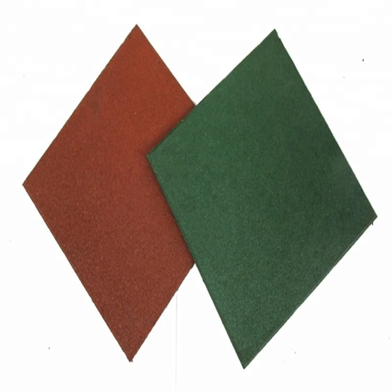 1000x1000mm Cheap noise-proof recycled rubber gym flooring mats