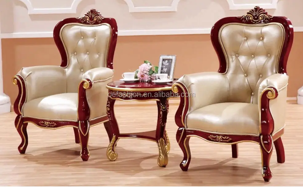 OE-FASHION new classic wood carved baroque throne style armchair