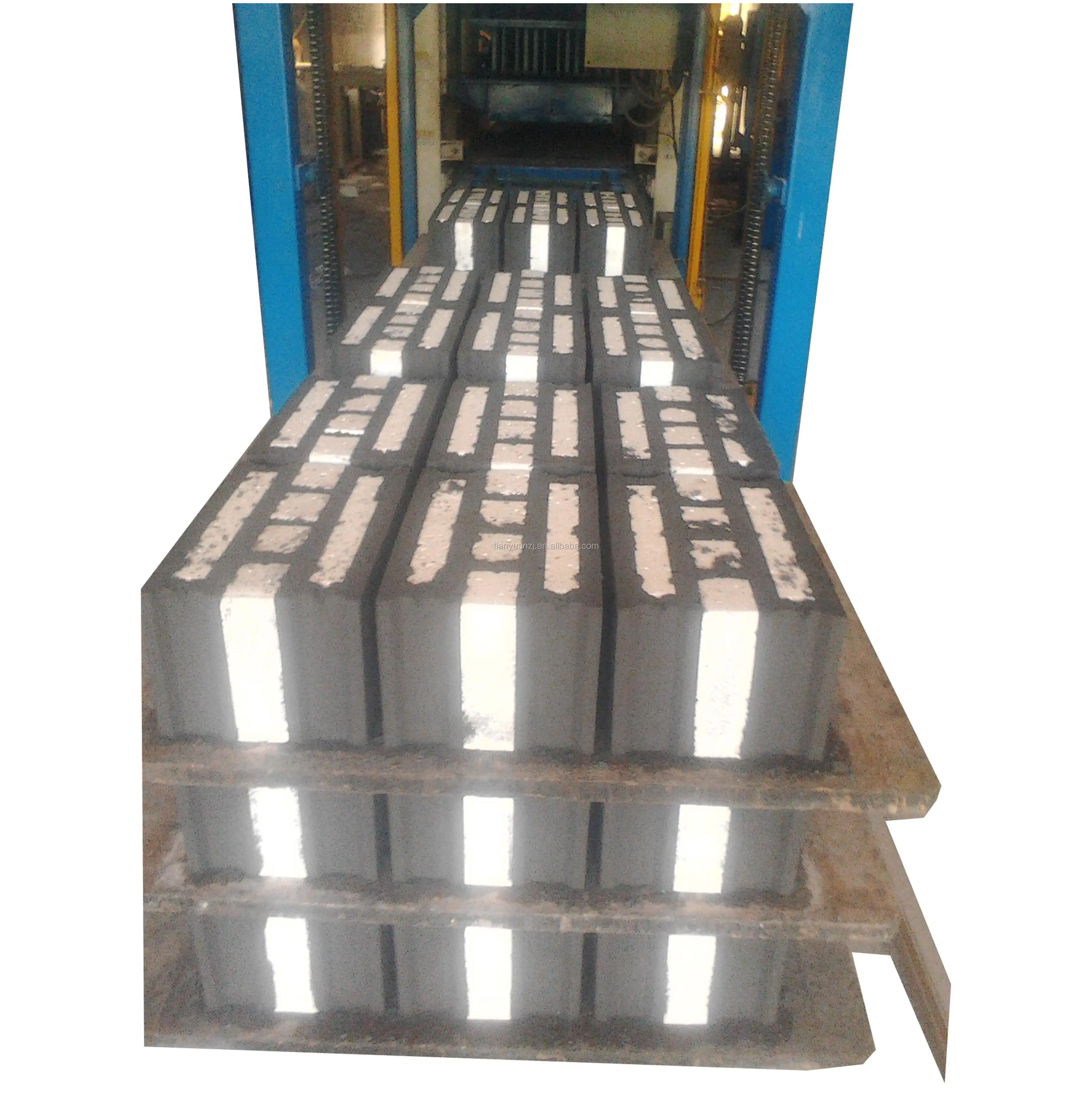 thermal insulation EPS panel  insert cement concrete hollow block machine insulated block machine