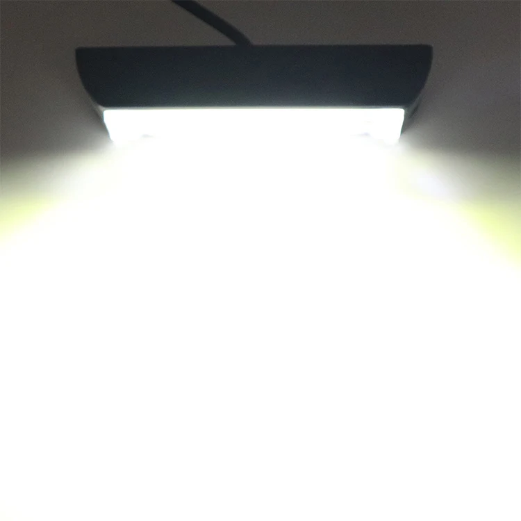 DC12-24V 10W White COB LED Car DRL Emergency Hazard Warning Flash Strobe Brake Lights