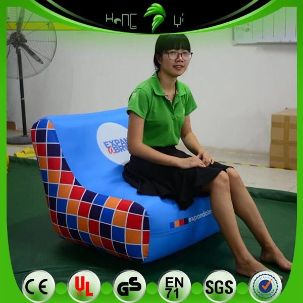 
 Оптовая продажа, индивидуальный одиночный надувной стул, надувной диван, кресло для торговой выставки  