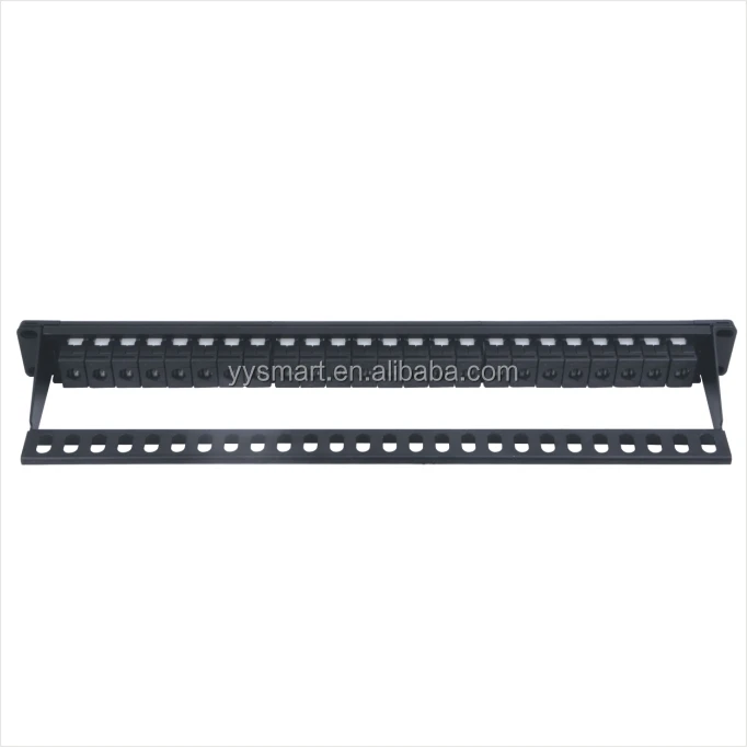  Cat6A 24 порта Модульная патч-панель RJ45 безинструментальный 19