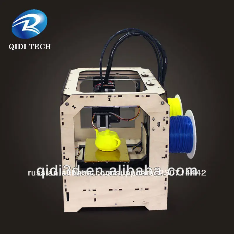 высокое качество 3d машина принтера с деревянной рамкой