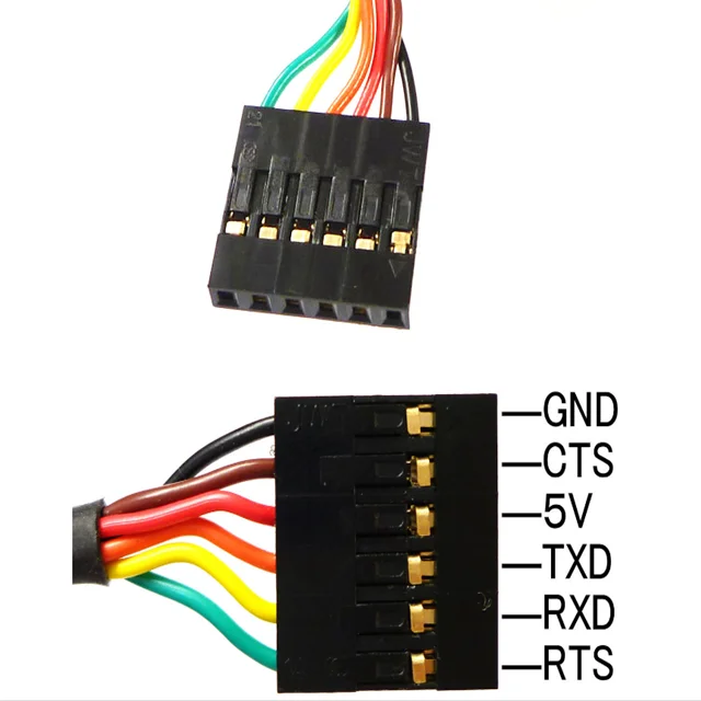 TTL-232R-5V FTDI TTL-232R USB к последовательным UART (уровень ТТЛ) конвертер кабели