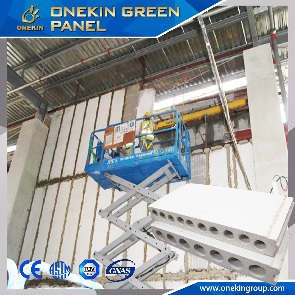 
Insulated Precast Concrete Block Light MgO Wall Panel Fireproof Sandwich SIP Panel AAC Panel 