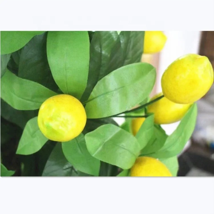 Simulation Lemon Tree For Decoration Factory Artificial Fruit Tree