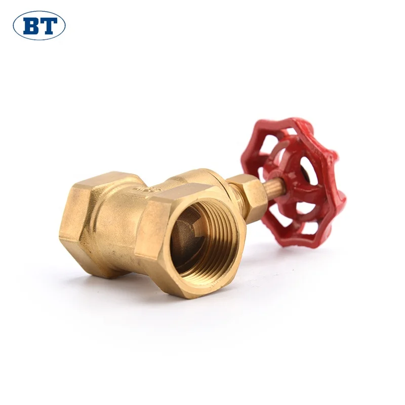
BT4001 good market locking brass 3 way gate valve/stop valve 