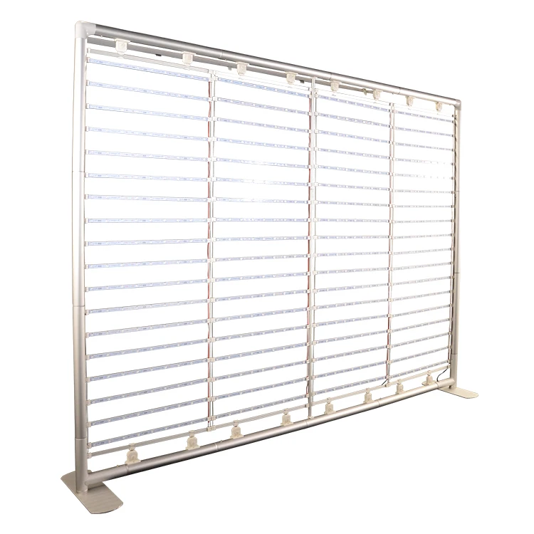 hot sale 56mm EZ tube poster exhibit arm frameless fabric lightbox