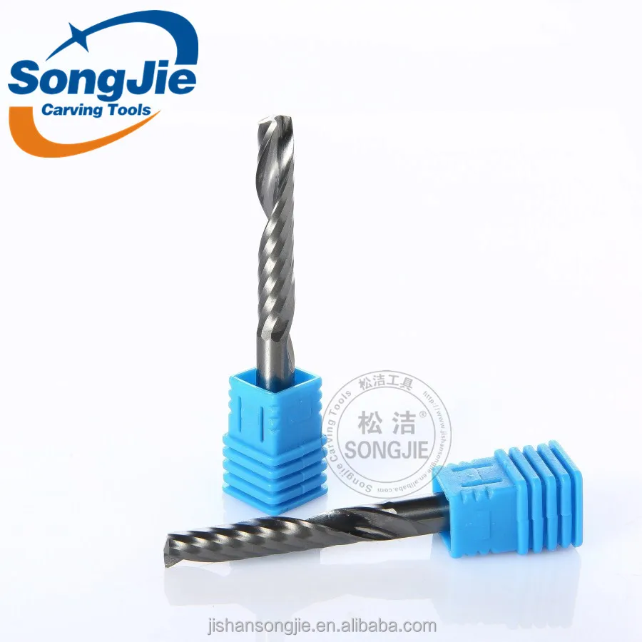 1 Flute End Mill /Solid Carbide End Mill One Flute / Carbide Single Flute End Mill for wood