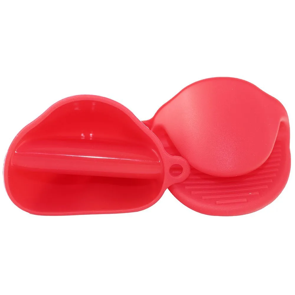 Kitchen Tool Pot Holder Clip Silicone Heat Resistant Oven Microwave Glove Mitt