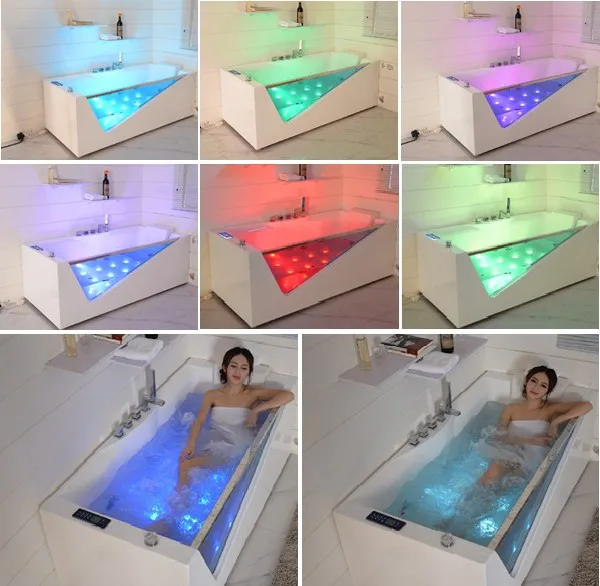 Новый дизайн низкая цена ванна с гидромассажем американская массажная на 2