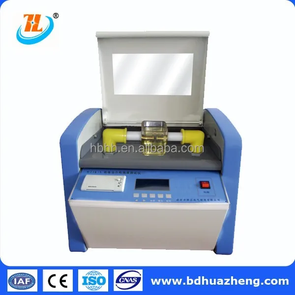 Hzjq-1 одна чашка 80kv трансформатор тестер трансформаторного масла напряжение пробоя