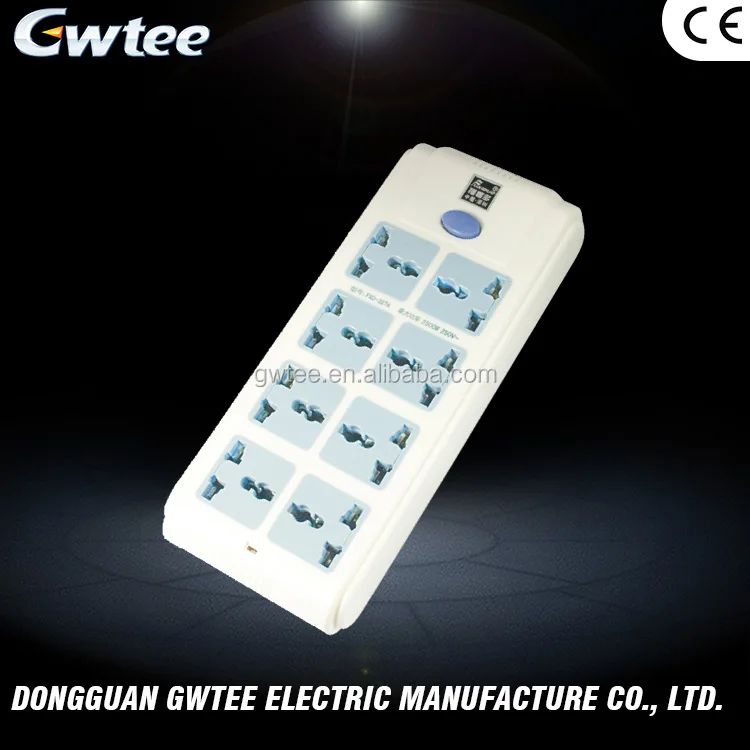 Оптовая продажа нового продукта 220-250 В 10A 2500 Вт FXD-327A сетевой фильтр power strip