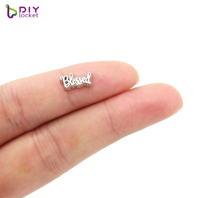 Wholesale Mix Style Mini  Floating Locket Charm For Floating Locket Necklace Accept Personalized Customization