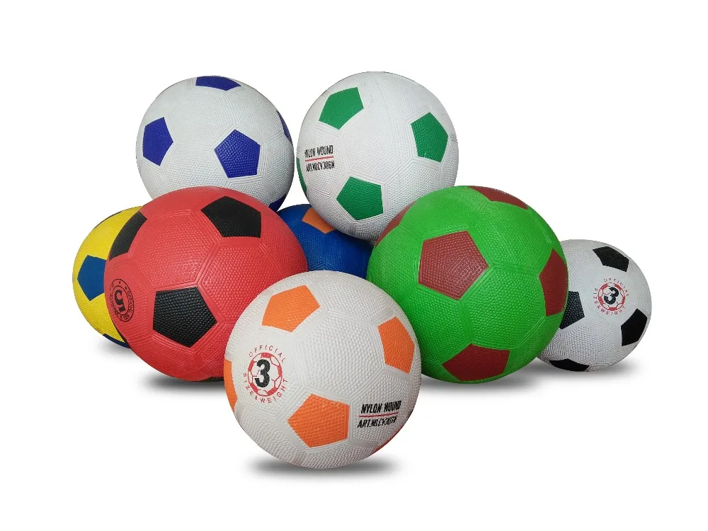 
Colorful Custom Official Size Rubber Professional Soccer 