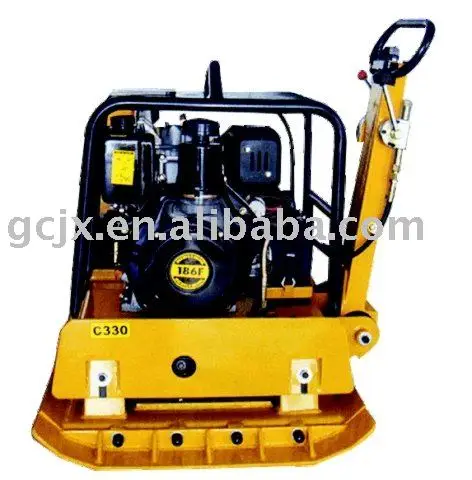 C330-AHC reversible diesel or petrol engine vibratory plate compactor reversible