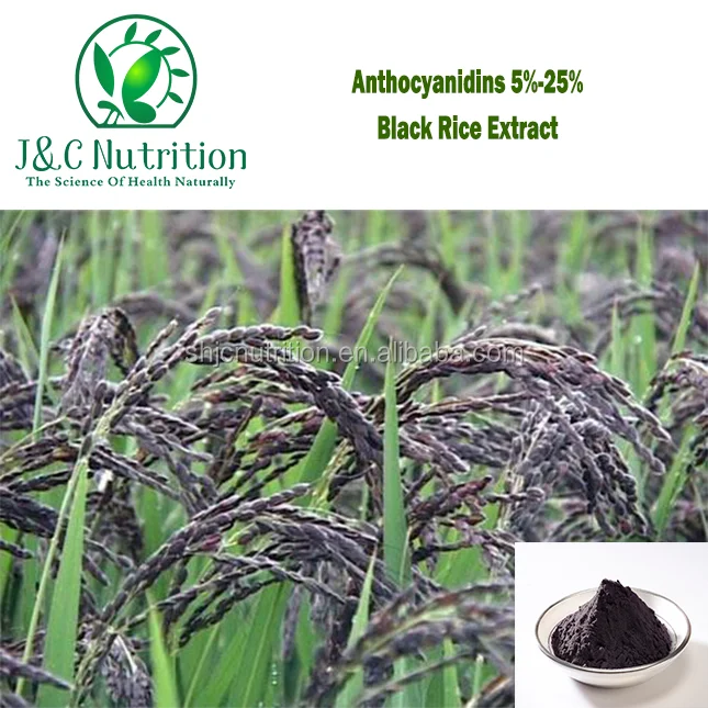 Free sample of Anthocyanidins 5%-25% from Black Rice Extract