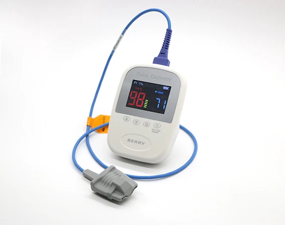 CE approved portable handheld palm neonatal pulse oximeter with alarm function