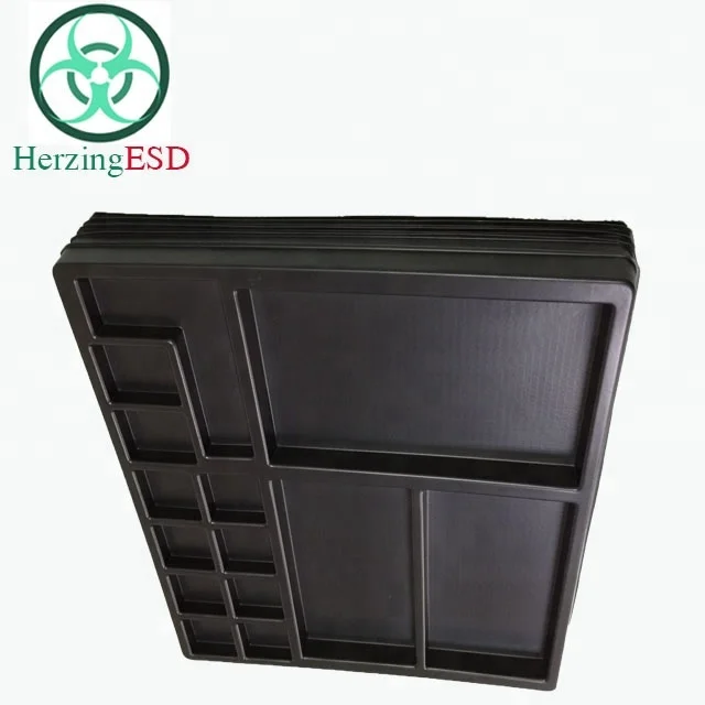 ESD Plastic Tray For Packing Electronic Components