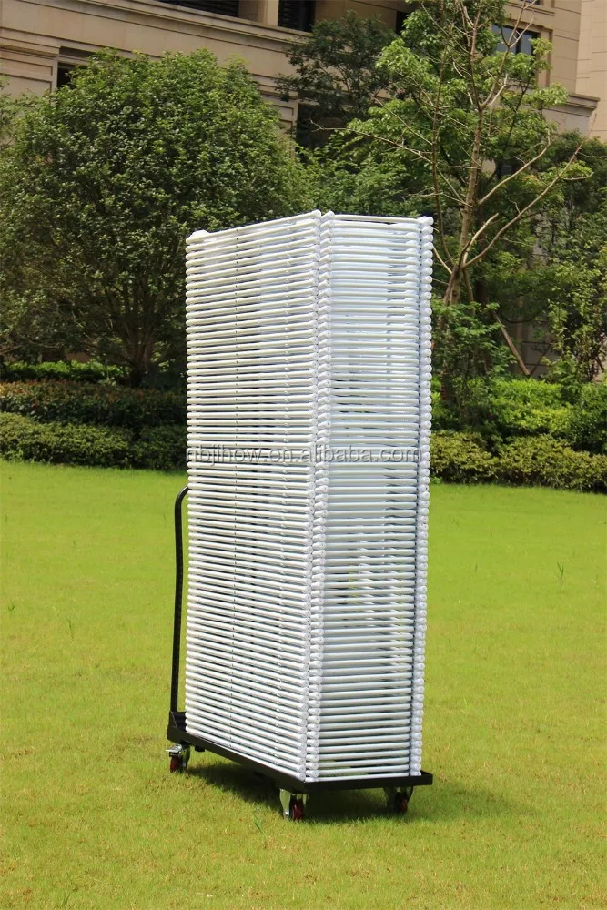 outdoor furniture white stacking plastic resin folding chair