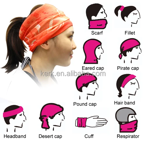 Высокое качество многофункциональный бесшовных труб голова бандана череп горловиной шарф бандана