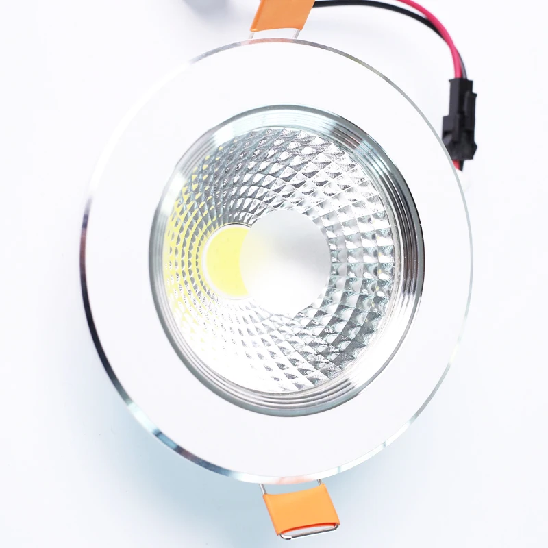 Led spotlight cob 3w 5w 9w 12w 15w 30w recessed downlight sky night lamp