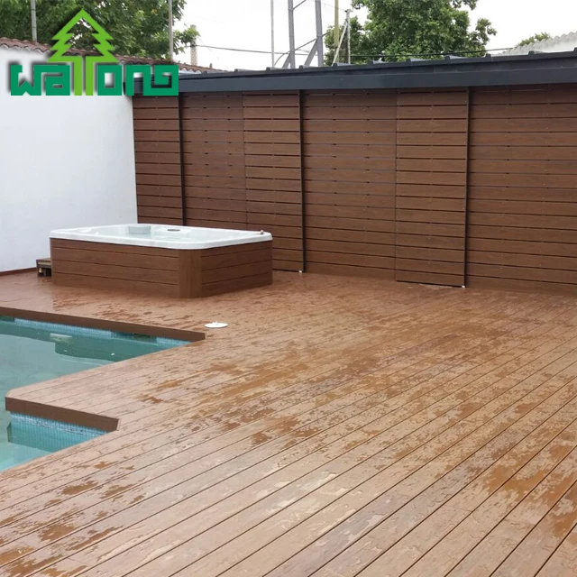 
2019 New Tech WPC Co-extrusion capped composite decking 