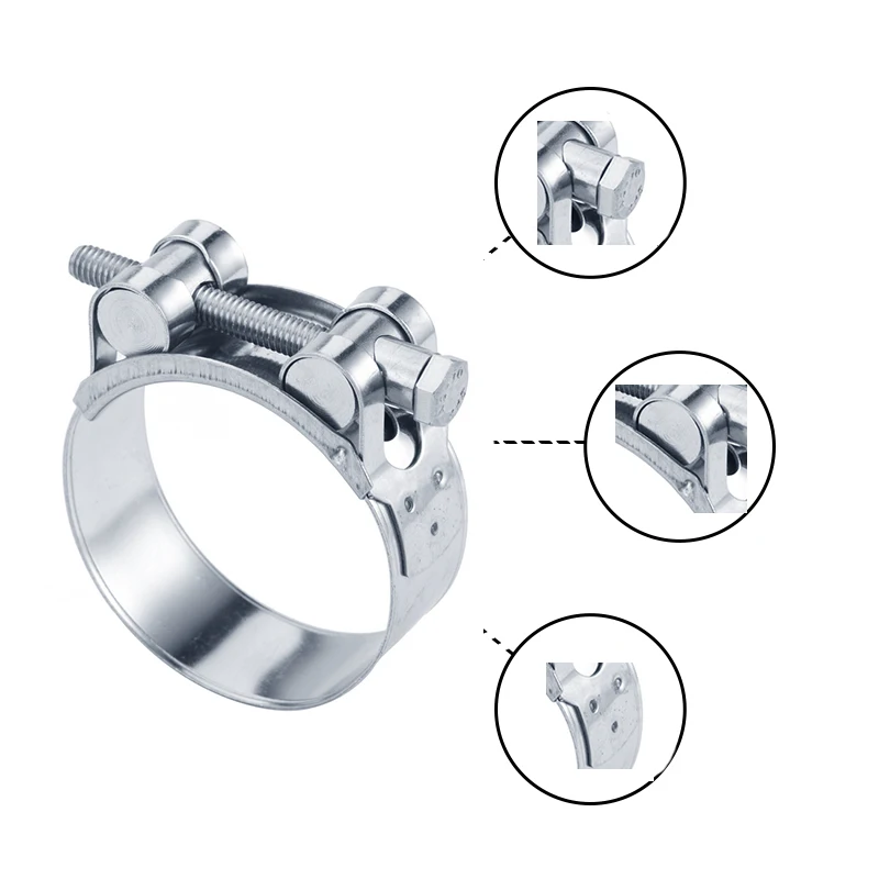 Т-образный болт из нержавеющей стали, высокое давление, сверхпрочный зажим для шланга