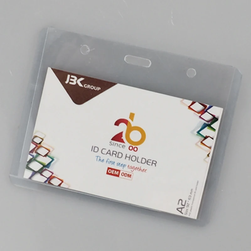 Недорогой Прозрачный чехол для бейджа с именем