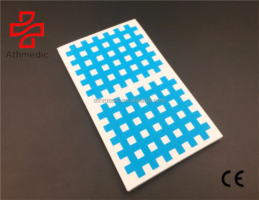 2022 Athmedic cure Sport Medical Therapy Physio Premium Acupuncture 6pcs Spiral cross Tape Pain Relief patches