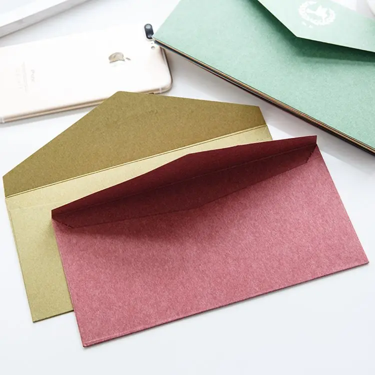 Custom Hot Stamping Self Seal Envelopes Business High Grade Envelope Special Printed Kraft Envelopes