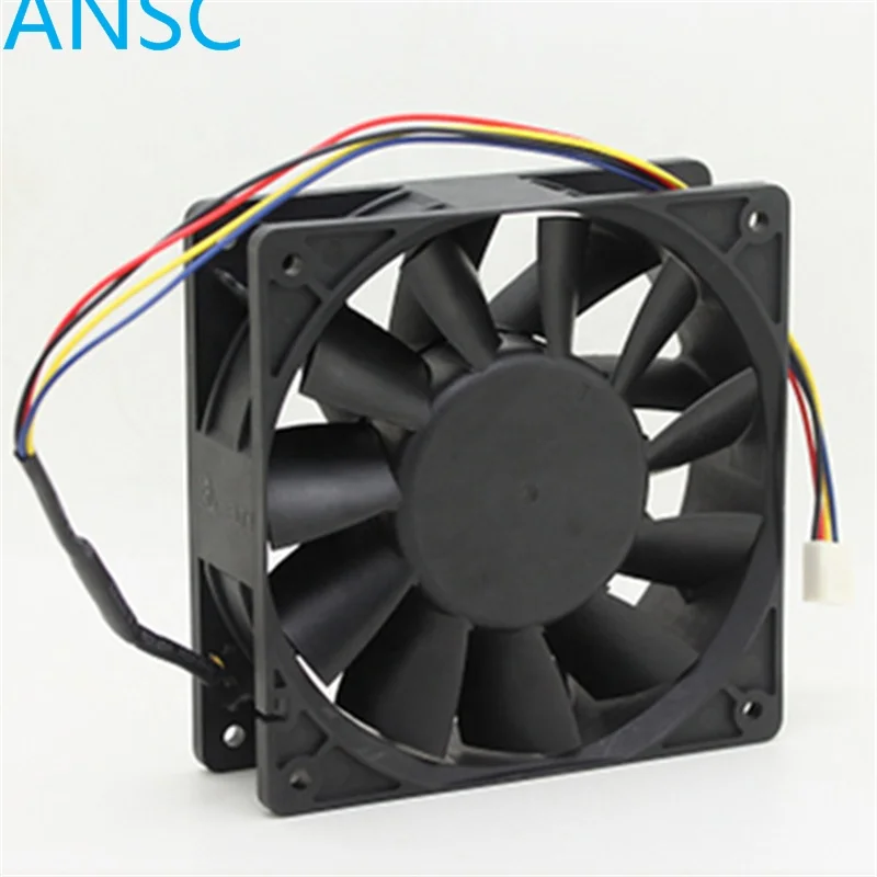 Cheap 4Pin 12*12*3.8cm 4.80A DC12V Cooling Fan PFC1212DE