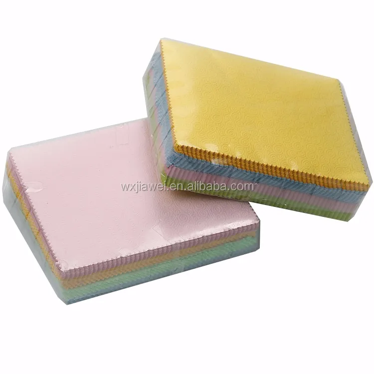 High quality custom logo microfiber jewel polish cloth nonwoven cleaning cloth for jewelry