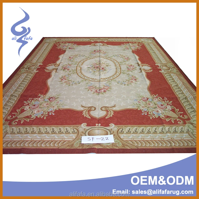 High quality aubusson rug, flat weave,New Zealand wool Aubusson RUG