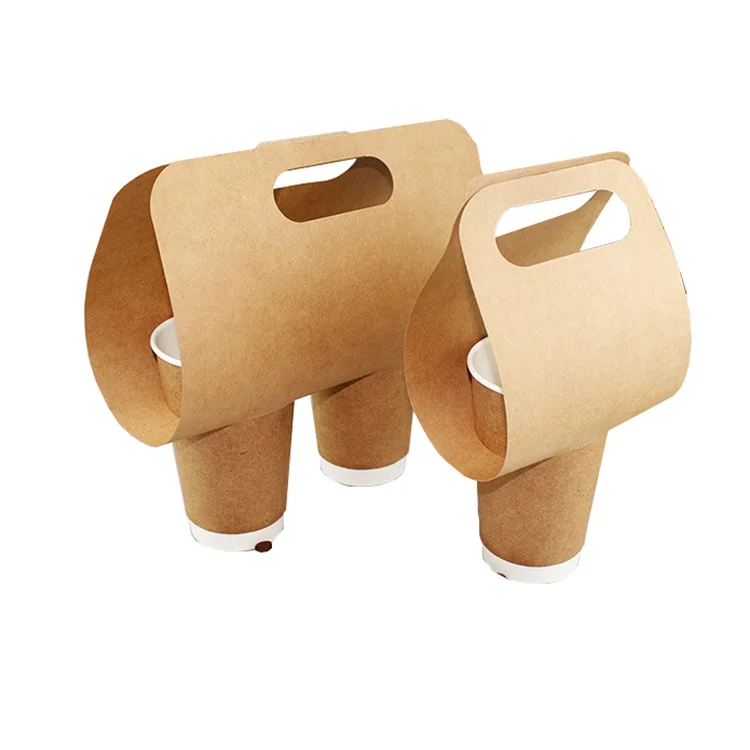 Disposable Corrugated Paper Coffee Cup Paper Tray for Drink