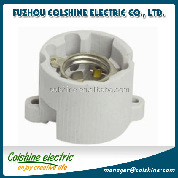 CE RoHS approval E27 F519 porcelain lampholder