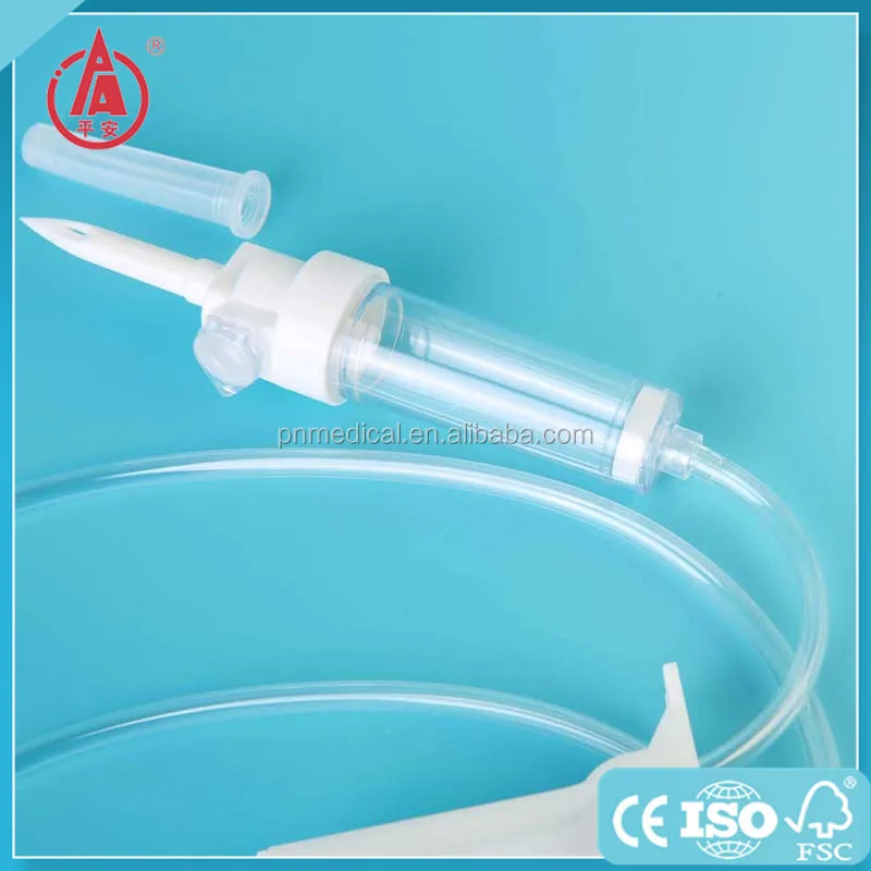 
Disposable adult IV Infusion Set with Filter 