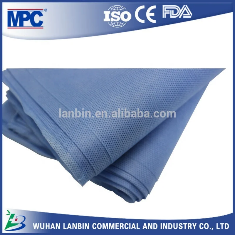 disposable surgical sterile medical waterproof drape paper / crepe paper wrap
