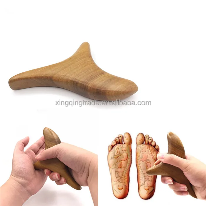 Triangle Body Relax Wood Neck Wooden Massager
